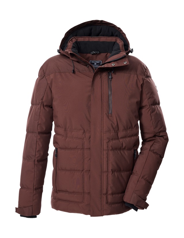 Killtec Steppjacke »KOW 87 MN QLTD JCKT« Wasserabweisende Herren Steppjacke mit abnehmbarer Kapuze