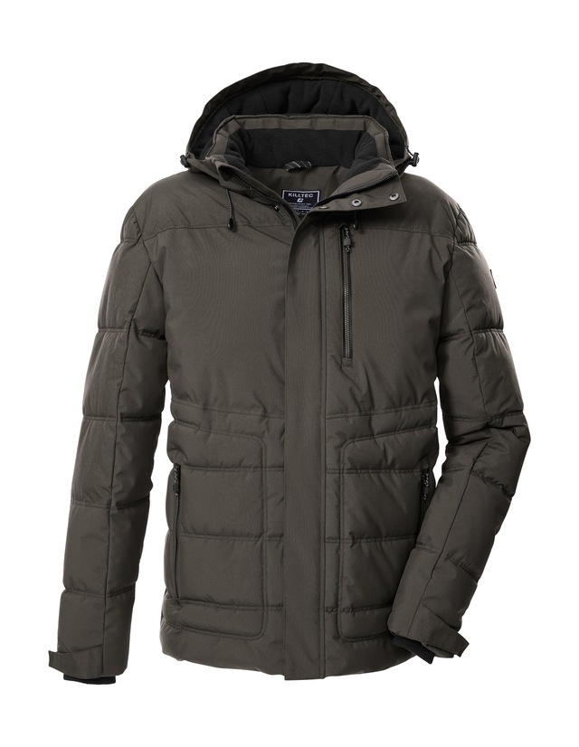 Killtec Steppjacke »KOW 87 MN QLTD JCKT« Wasserabweisende Herren Steppjacke mit abnehmbarer Kapuze