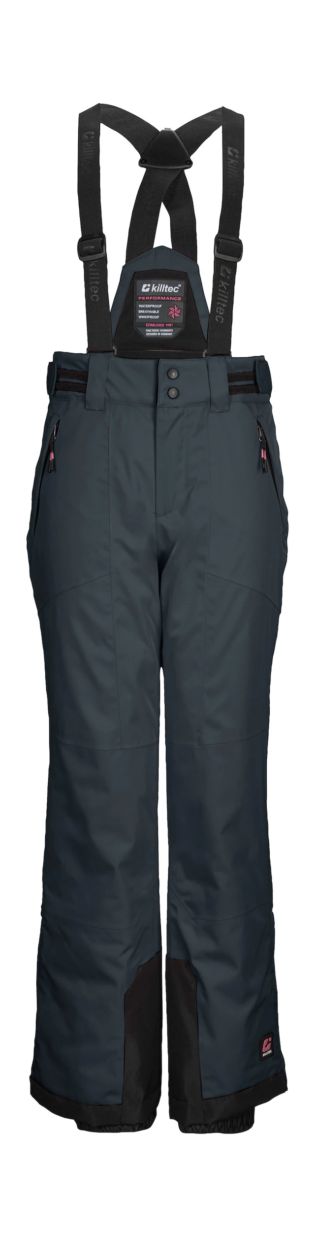 Killtec Skihose »KSW 198 GRLS SKI PNTS« Wasserdichte Skihose mit abnehmbaren Trägern und verstellbarer Taille