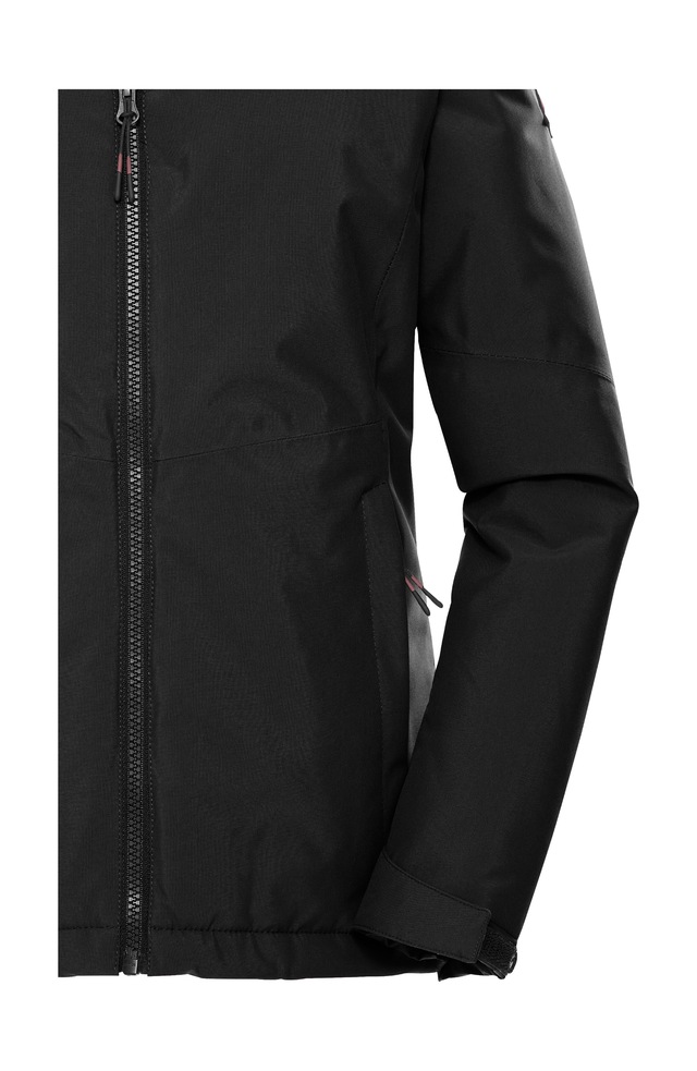 Killtec Funktionsjacke »KOW 217 GRLS JCKT« Wind- und wasserdichte Kinderjacke mit Fleece und verstellbarer Kapuze