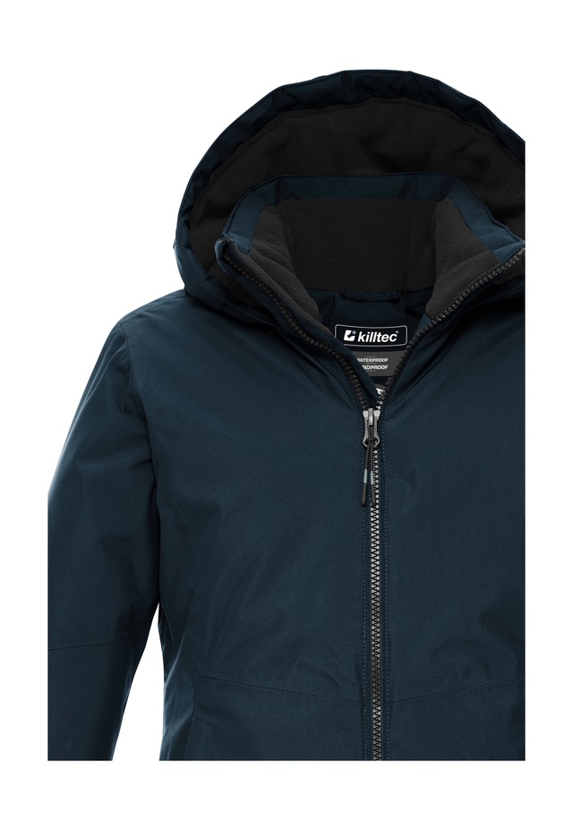 Killtec Funktionsjacke »KOW 217 GRLS JCKT« Wind- und wasserdichte Kinderjacke mit Fleece und verstellbarer Kapuze