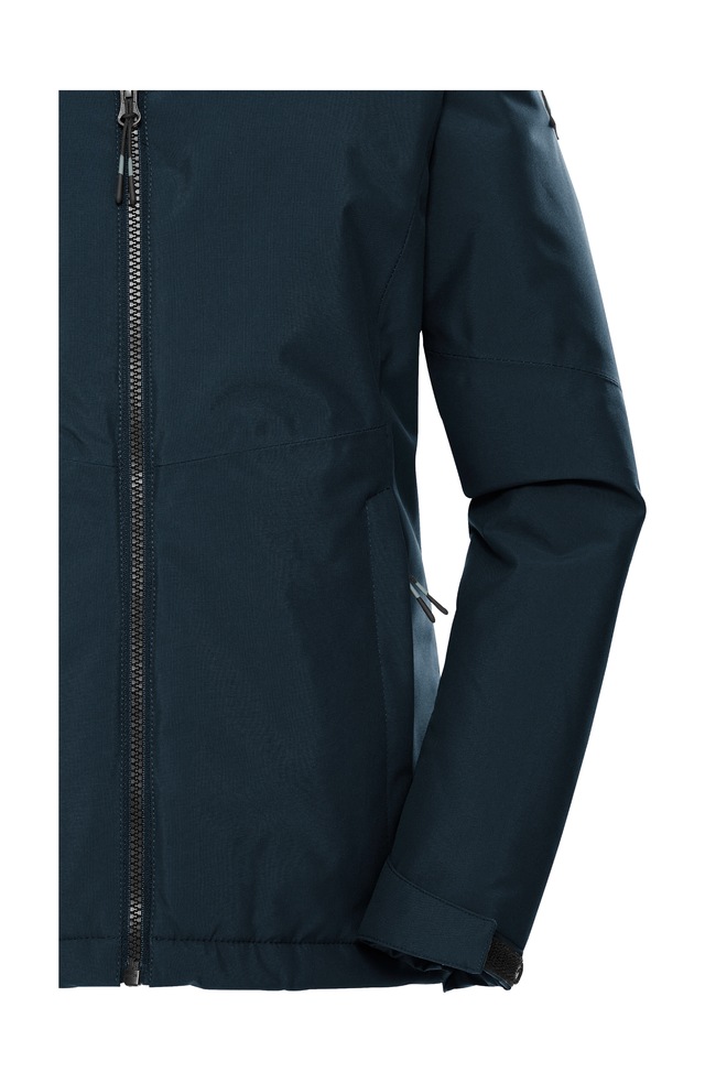 Killtec Funktionsjacke »KOW 217 GRLS JCKT« Wind- und wasserdichte Kinderjacke mit Fleece und verstellbarer Kapuze