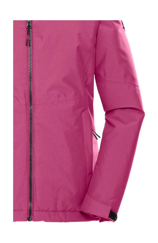 Killtec Funktionsjacke »KOW 217 GRLS JCKT« Wind- und wasserdichte Kinderjacke mit Fleece und verstellbarer Kapuze