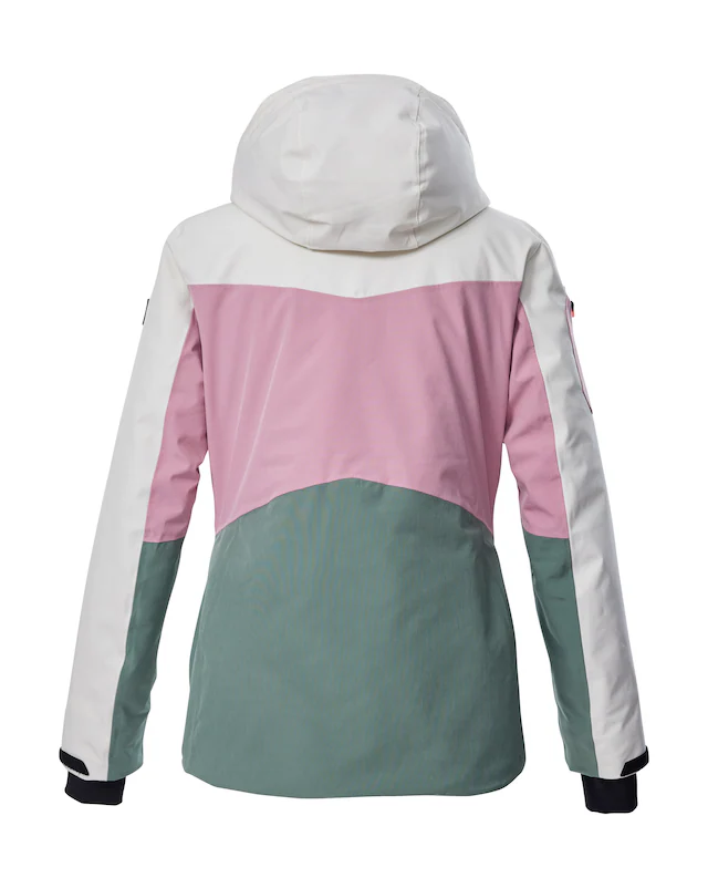 Killtec Skijacke »KSW 30 WMN SKI JCKT« Damen Skijacke: wasserdicht, atmungsaktiv, Colourblock-Design
