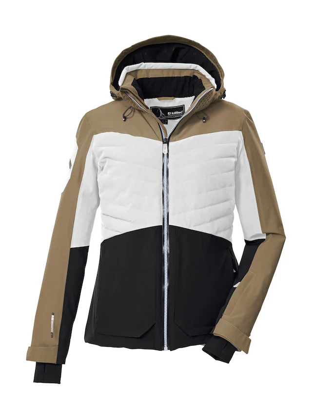 Killtec Skijacke »KSW 30 WMN SKI JCKT« Damen Skijacke: wasserdicht, atmungsaktiv, Colourblock-Design