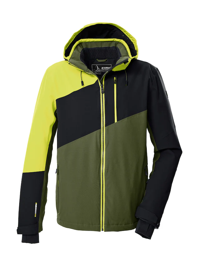 Killtec Skijacke »KSW 32 MN SKI JCKT« Wasserdichte, atmungsaktive Skijacke mit abnehmbarer Kapuze