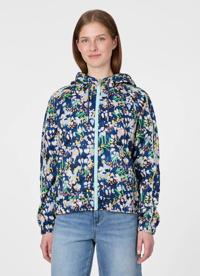 Ragwear Allwetterjacke »ANDRIN PRINT« mit Kapuze Aus dünnem, wasserabweisendem Material mit Print und Kontrastdetails