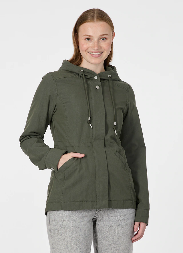 Ragwear Parka »DANKIRA« mit Kapuze Mit Kordelzug zum Taillieren