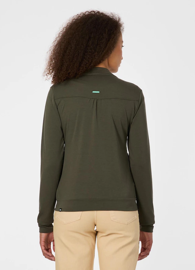 Ragwear Sweatjacke »KENIANE« Unbrushed mit Viskoseanteil für sportives Finish