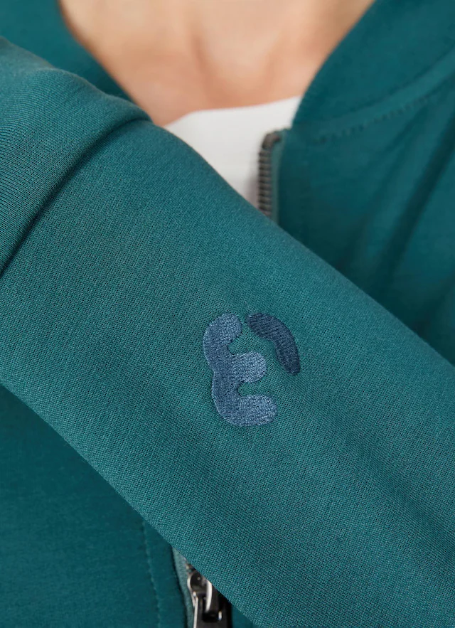 Ragwear Sweatjacke »KENIANE« Unbrushed mit Viskoseanteil für sportives Finish