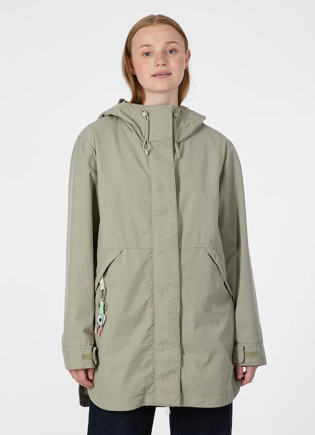 Ragwear Parka »LAMYJA B« 2 Stk. tlg. mit Kapuze Baumwollmix mit Antistatic-Finish und coolem Key-Chain