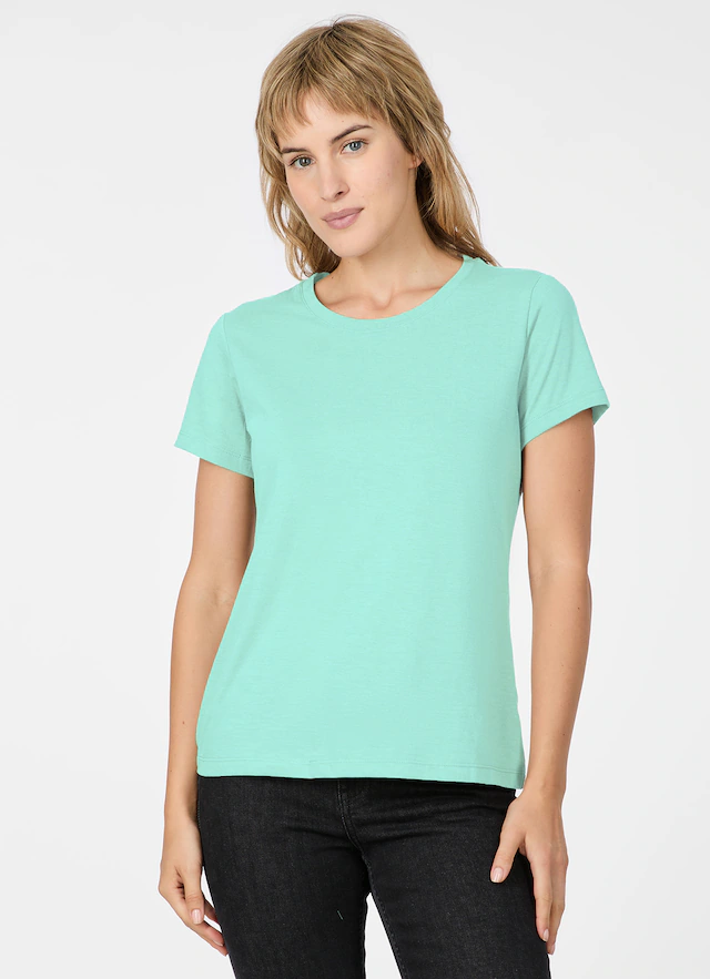 Ragwear Kurzarmshirt »MINTTA« Klassischer Fit aus Single Jersey mit softem Finish