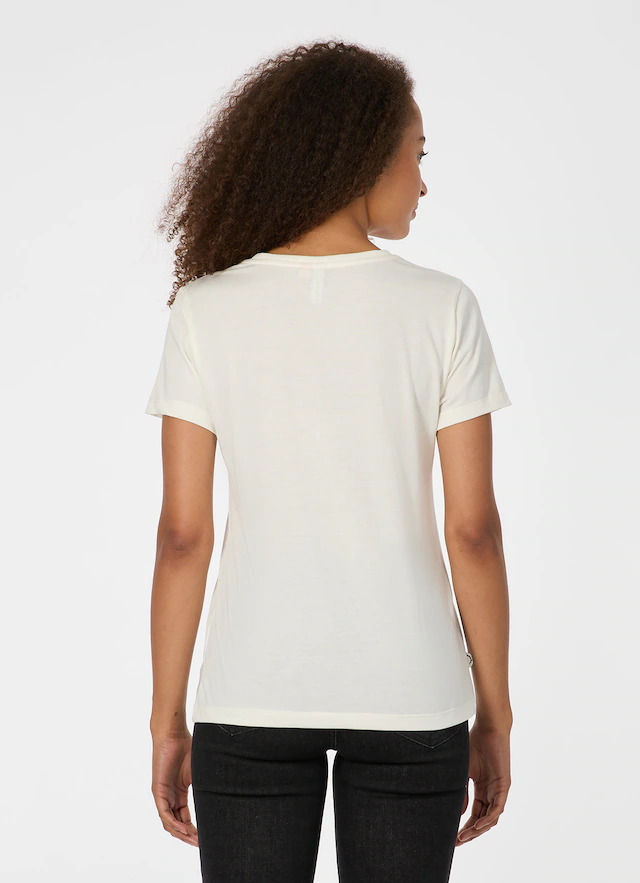 Ragwear Kurzarmshirt »MINTTA PP« Klassischer Fit mit Herz-Print und softem Finish