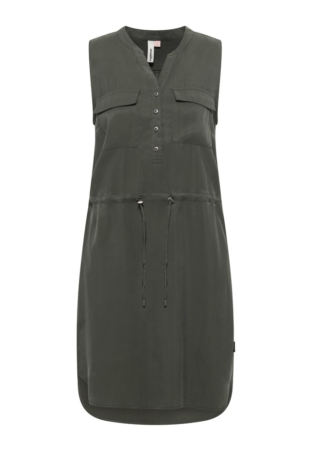 Ragwear Sommerkleid »ROISSIN« Brusttaschen Viskosemischung mit Brusttaschen, Taillenband und Anti-Knitter-Finish