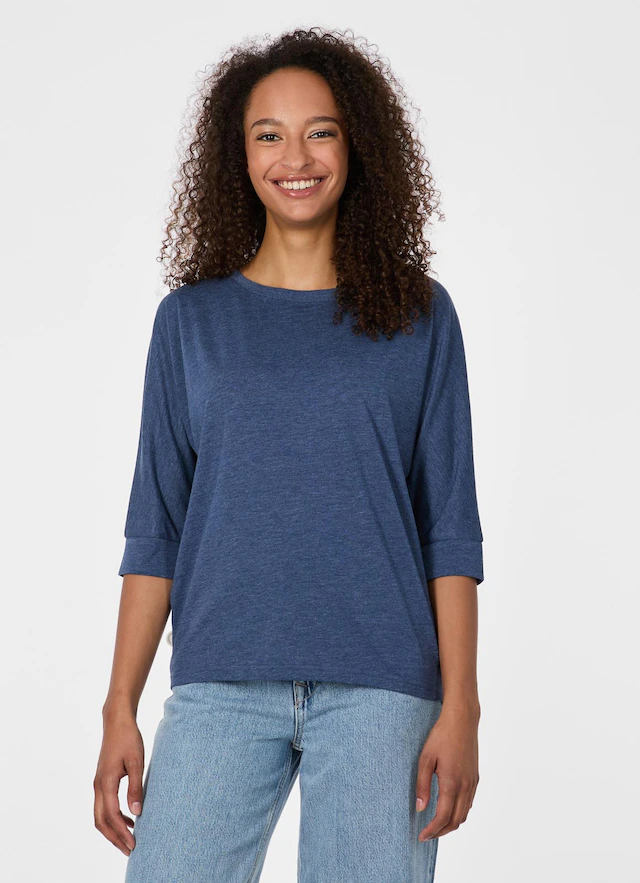 Ragwear 3/4-Arm-Shirt »SHIMONA« Baumwollmix mit 3/4-Ärmeln und softem Finish