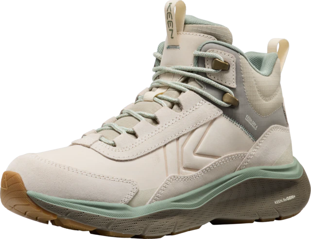 Keen Outdoorschuh »LEIKI LEATHER MID WP« Wanderschuh aus wasserdichtem Premium Leder, atmungsaktiv