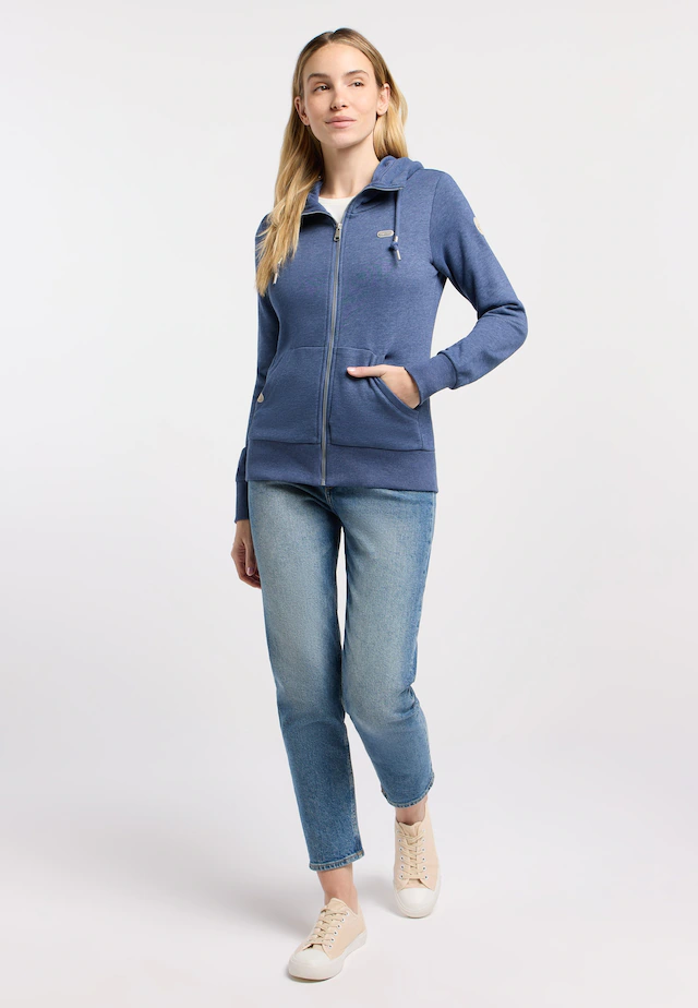 Ragwear Sweatjacke »NESKIA ZIP A« Bestseller aus elastischer Baumwollmischung, innen unbrushed