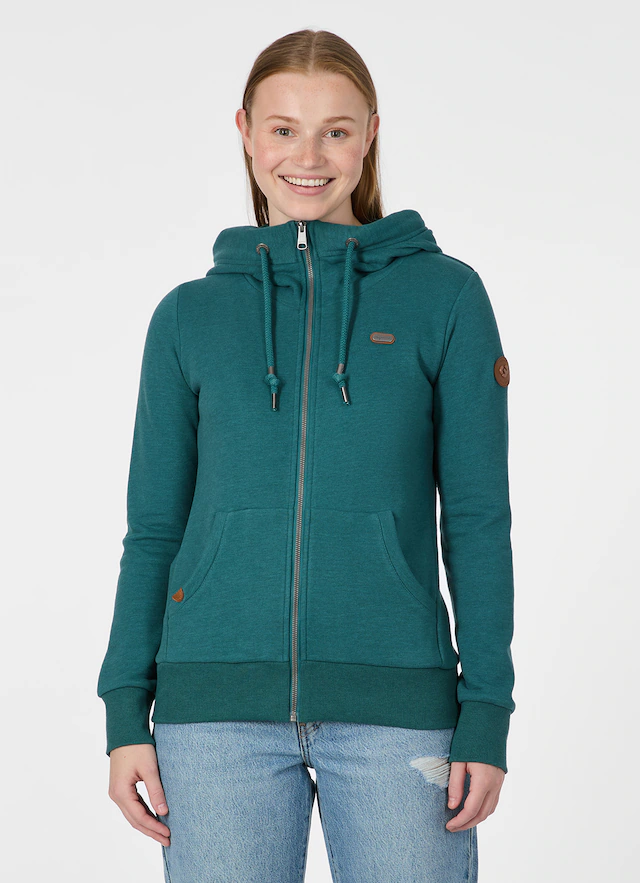 Ragwear Sweatjacke »NESKIA ZIP A« Bestseller aus elastischer Baumwollmischung, innen unbrushed