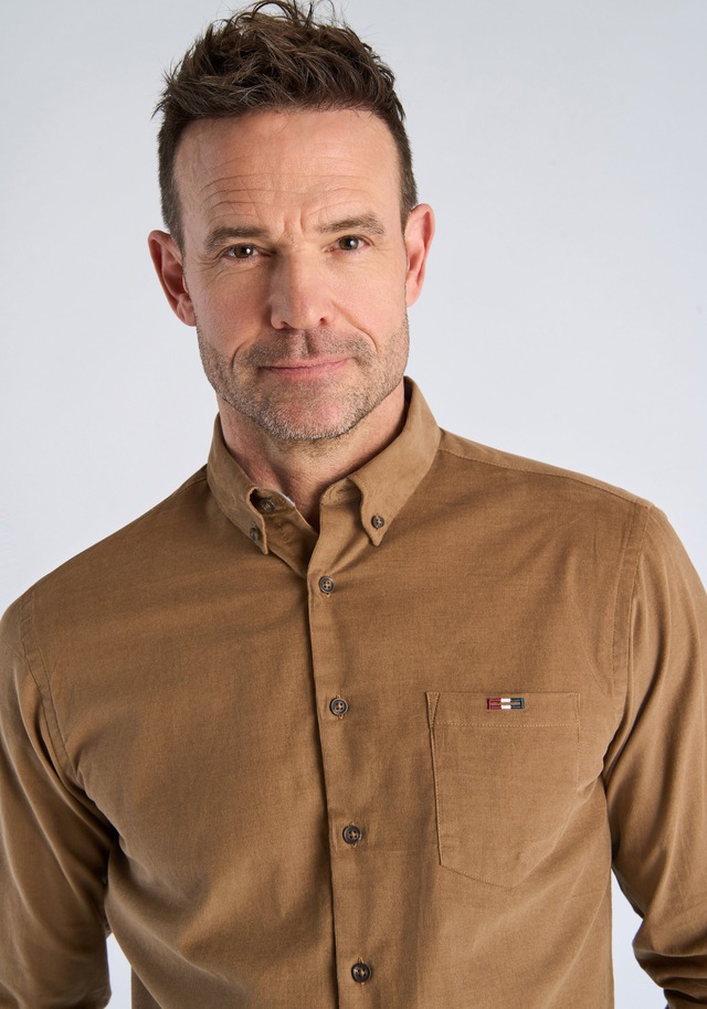 BISON Businesshemd »Business-Casual-Hemd (Langarm) Regular Fit«