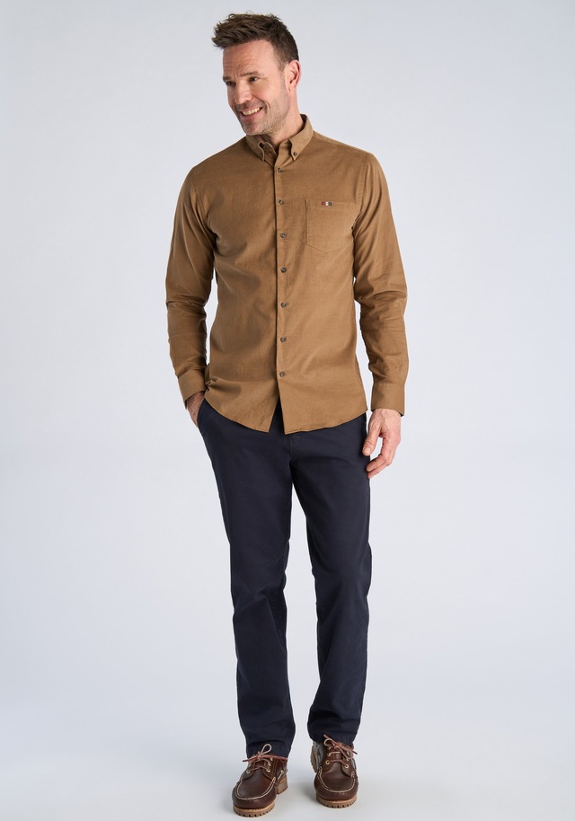 BISON Businesshemd »Business-Casual-Hemd (Langarm) Regular Fit«