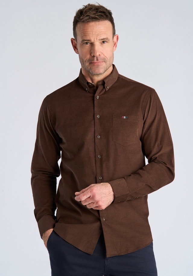 BISON Businesshemd »Business-Casual-Hemd (Langarm) Regular Fit«