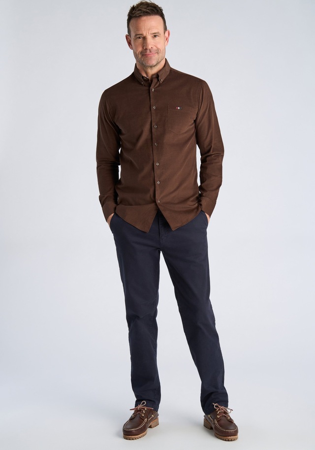 BISON Businesshemd »Business-Casual-Hemd (Langarm) Regular Fit«
