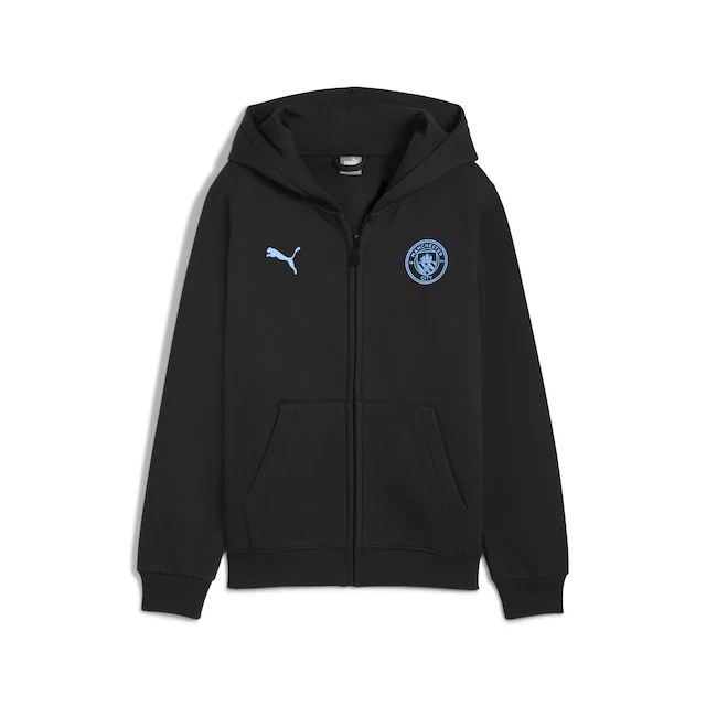 PUMA Sweatjacke »Manchester City FtblEssentials Kapuzenjacke Jugendliche«