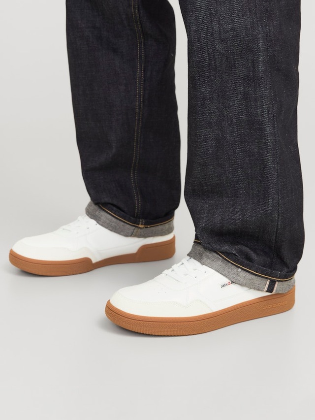 Jack & Jones Sneaker »JFWBOUNCE« Schnürschuh, Halbschuh, Freizeitsneaker mit weichem Schaftrand