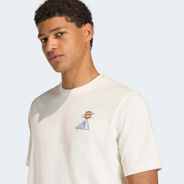 adidas Sportswear T-Shirt »EARTH DAY GRAFIK« für Erwachsene, mit sportlichem Stil, ohne Verschluss, aus Baumwolle