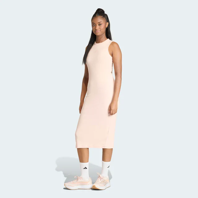 adidas Sportswear Shirtkleid »ALL SZN RIB« für Erwachsene geeignet, ohne Verschluss, aus Baumwolle