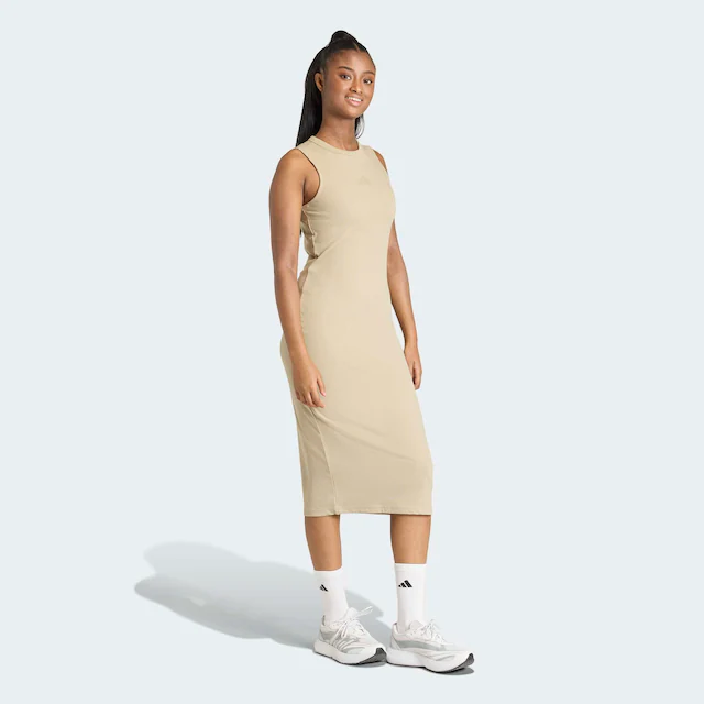 adidas Sportswear Shirtkleid »ALL SZN RIB« für Erwachsene geeignet, ohne Verschluss, aus Baumwolle