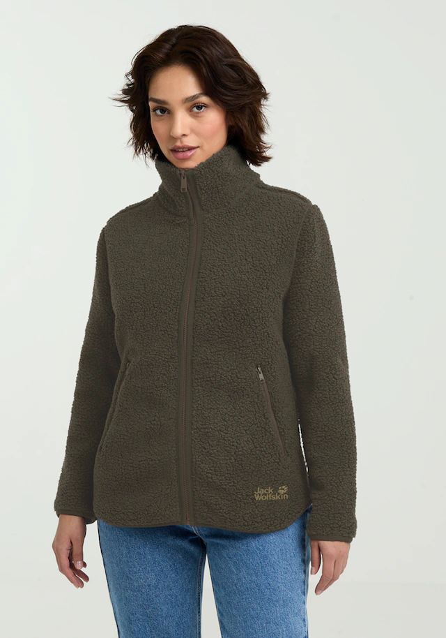 Jack Wolfskin Fleecejacke »HIGH CURL JKT W« für Erwachsene, mit gefütterter Ausführung, kuschelig, wärmend