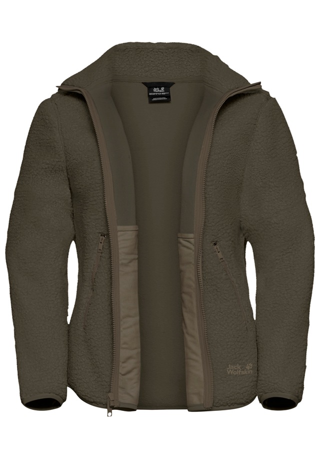 Jack Wolfskin Fleecejacke »HIGH CURL JKT W« für Erwachsene, mit gefütterter Ausführung, kuschelig, wärmend