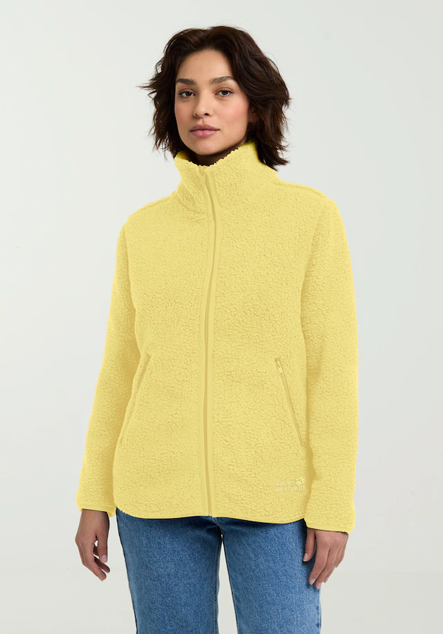 Jack Wolfskin Fleecejacke »HIGH CURL JKT W« für Erwachsene, mit gefütterter Ausführung, kuschelig, wärmend