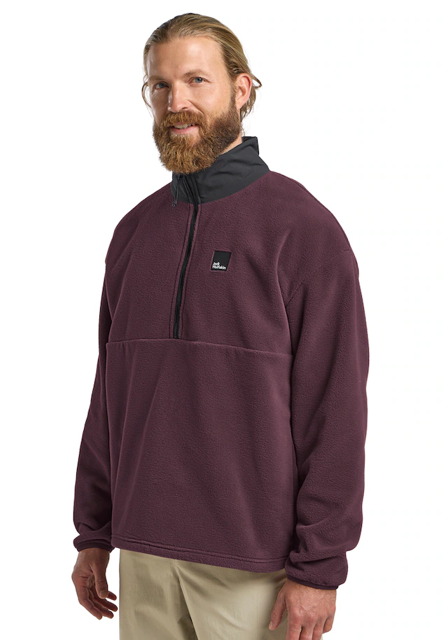 Jack Wolfskin Fleecejacke »SUMETRO HZ M« mit Half-Zip, als Midlayer, atmungsaktiv