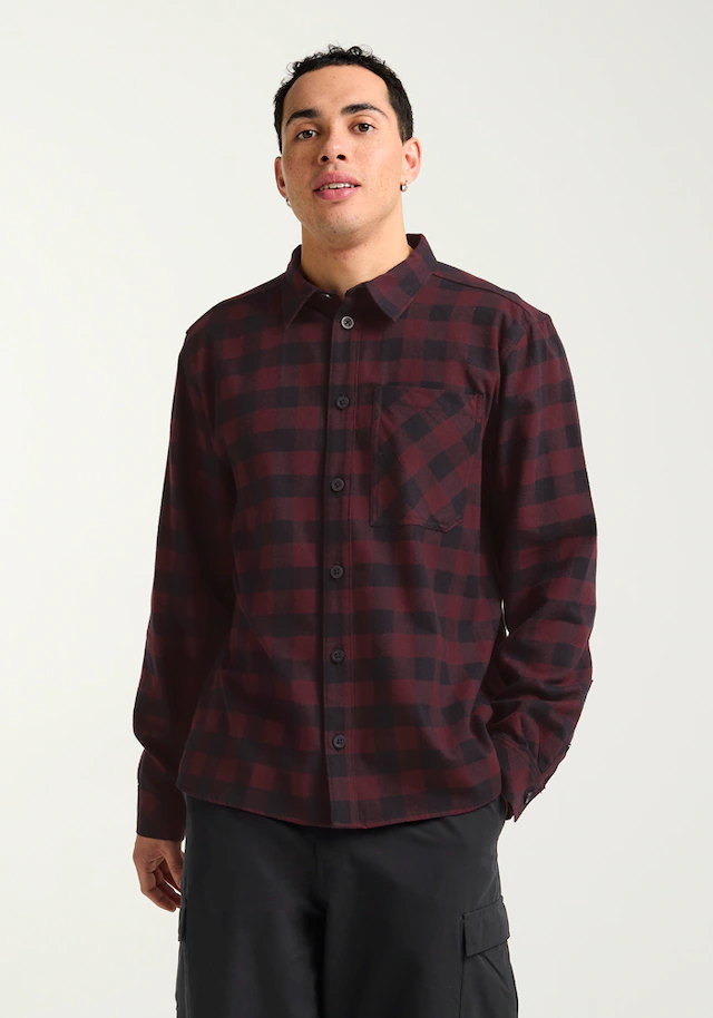 Jack Wolfskin Flanellhemd »LITE FLANNEL SHIRT M« Flanellhemd, weich, atmungsaktiv