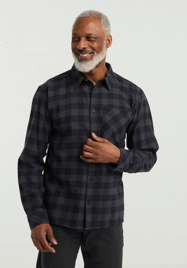 Jack Wolfskin Flanellhemd »LITE FLANNEL SHIRT M« Flanellhemd, weich, atmungsaktiv