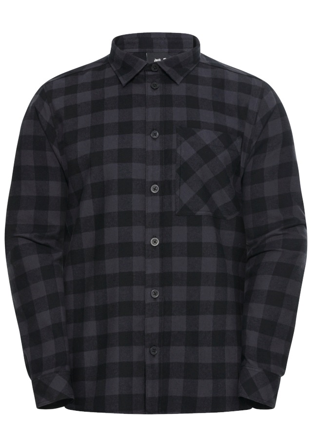 Jack Wolfskin Flanellhemd »LITE FLANNEL SHIRT M« Flanellhemd, weich, atmungsaktiv