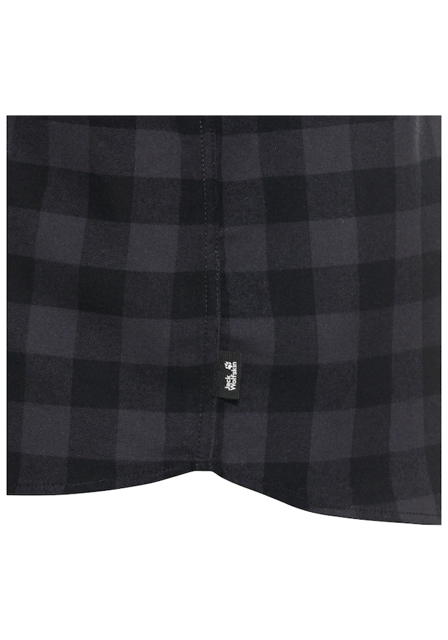 Jack Wolfskin Flanellhemd »LITE FLANNEL SHIRT M« Flanellhemd, weich, atmungsaktiv