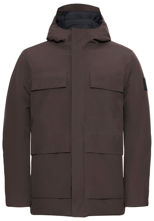 Jack Wolfskin Winterjacke »BRANDENBURGER JKT M« mit Kapuze wasserdicht, wärmend, atmungsaktiv, mit fest verbundener Kapuze