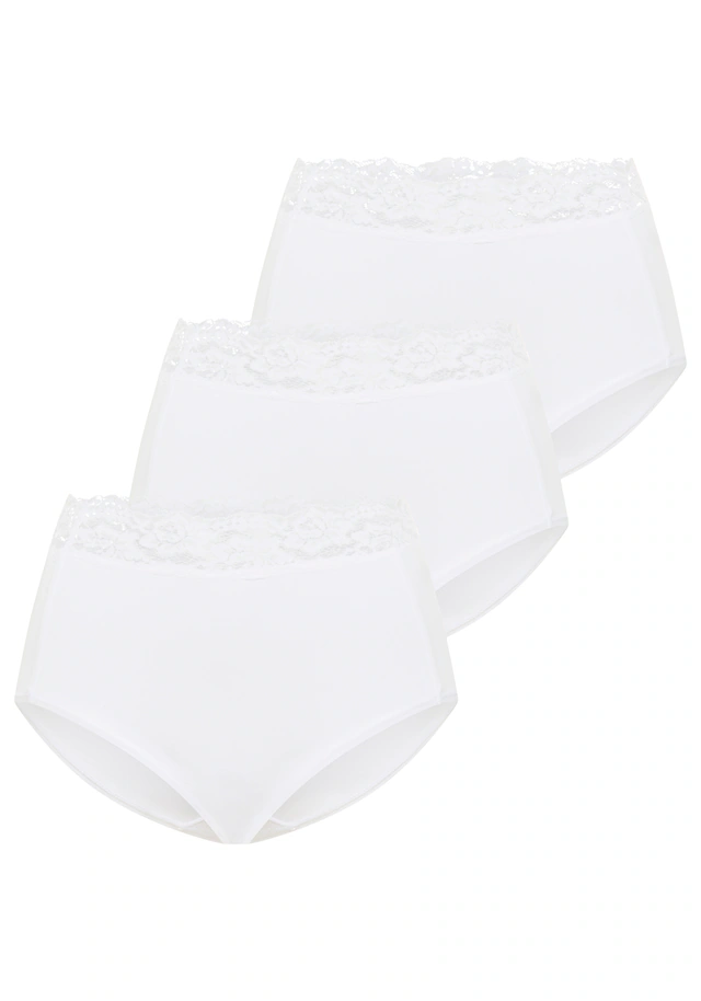 YSABEL MORA Shapingslip Baumwollmix, elastisch, leichter Shape-Effekt, Spitze