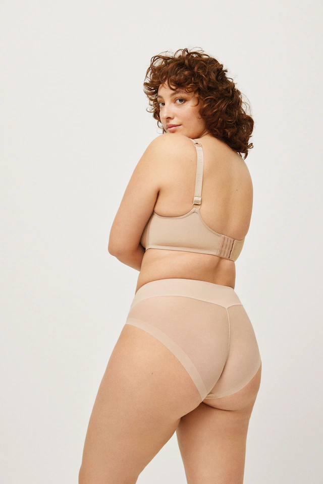 YSABEL MORA Shapingslip elastisch, Mesh, mittlerer Form-Effekt, Tüll