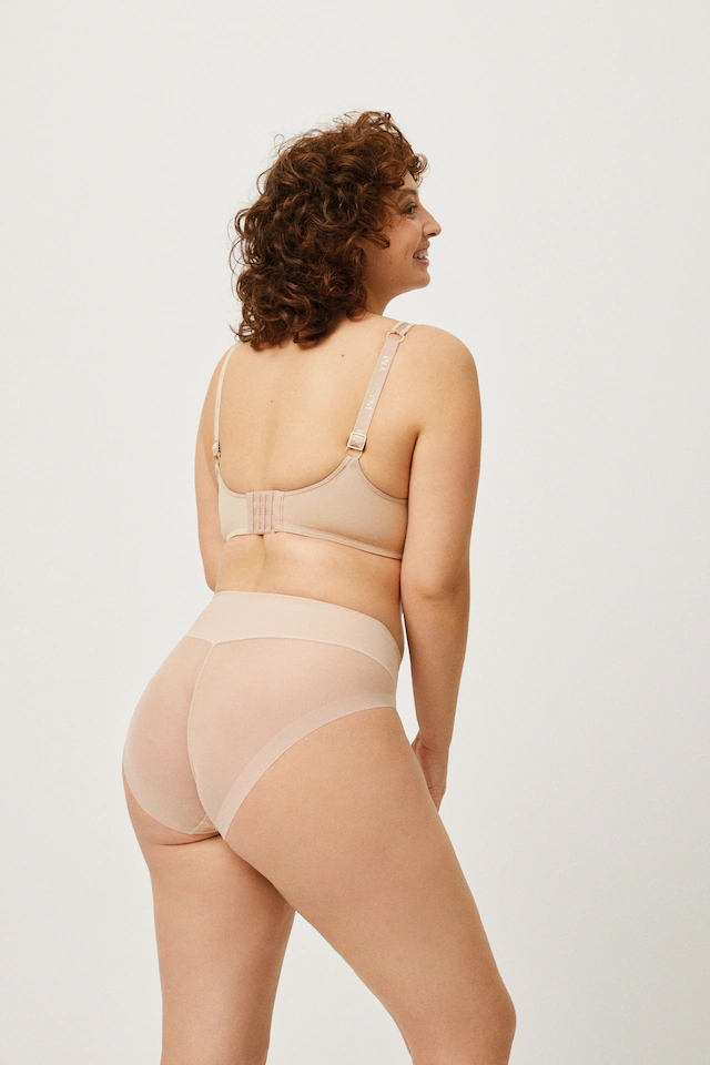 YSABEL MORA Shapingslip elastisch, Mesh, mittlerer Form-Effekt, Tüll