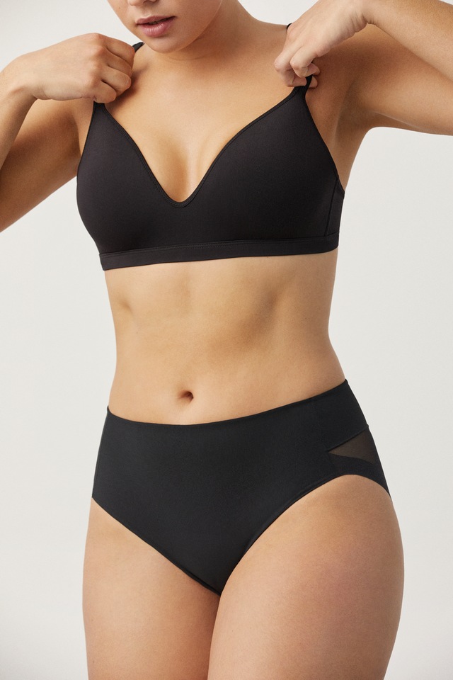 YSABEL MORA Shapingslip elastisch, Mesh, mittlerer Form-Effekt, Tüll