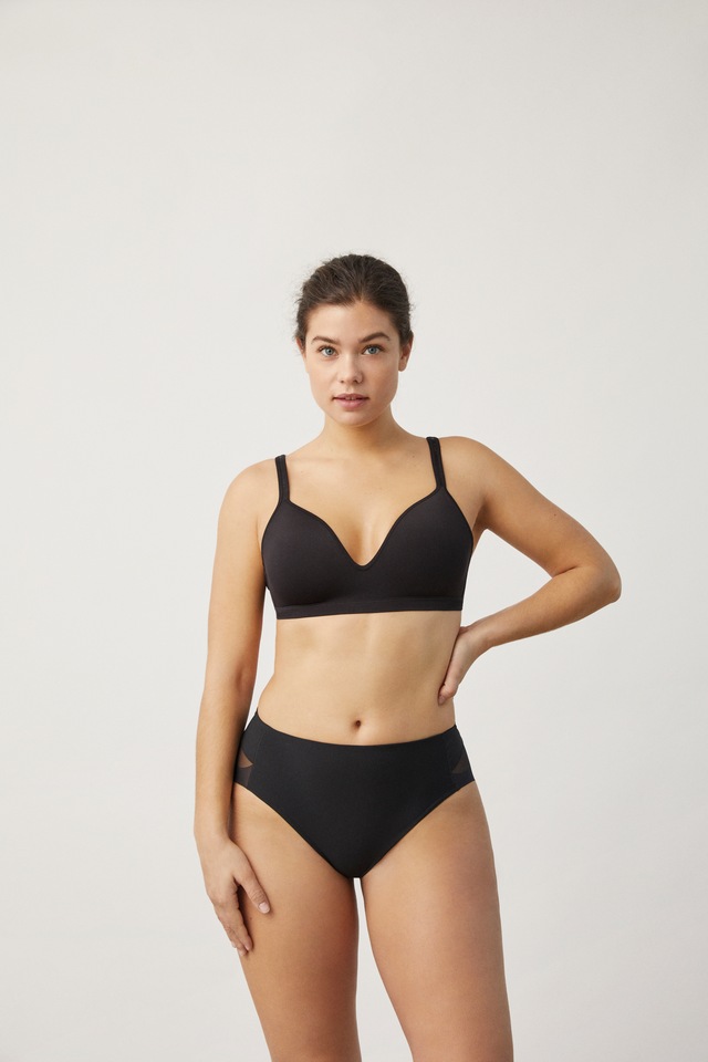 YSABEL MORA Shapingslip elastisch, Mesh, mittlerer Form-Effekt, Tüll