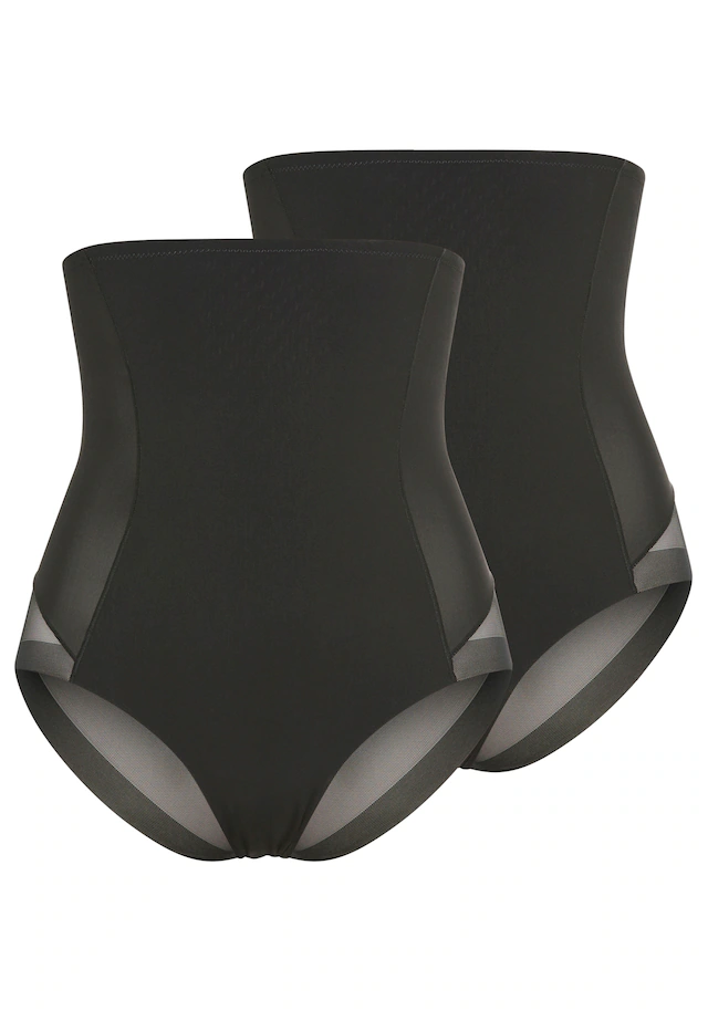 YSABEL MORA High-Waist-Panty hoch geschnitten, elastisch, starker Shape-Effekt, Tüll