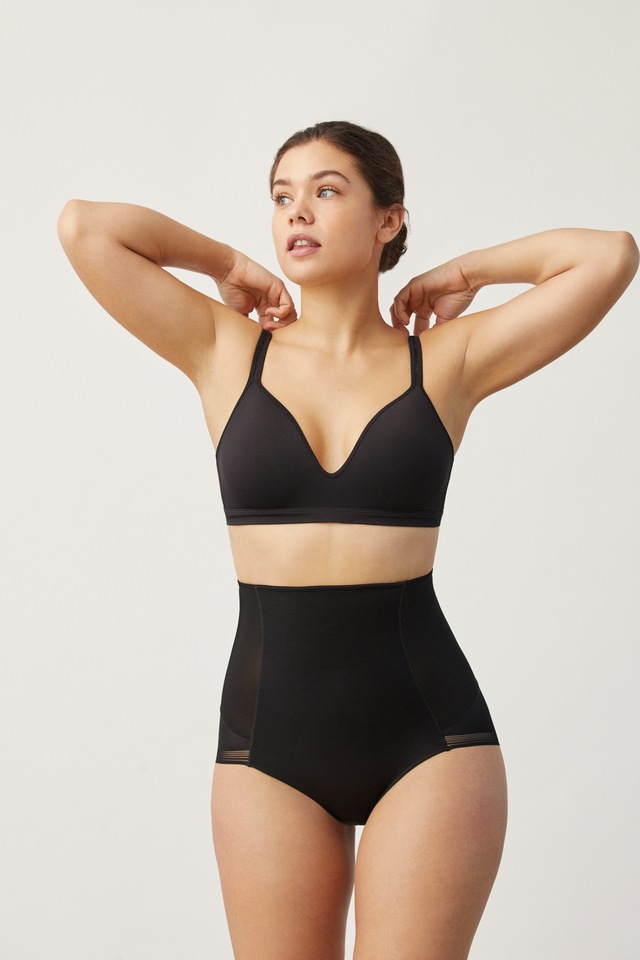 YSABEL MORA Shapingpants hoch geschnitten, starker Form-Effekt, elastisch, Mesh