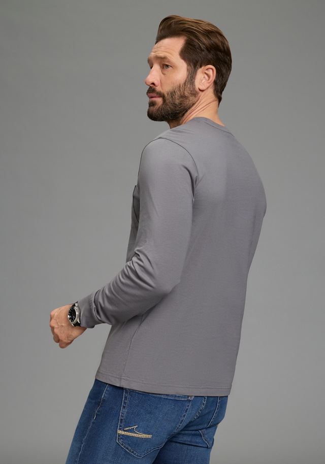 Man's World Langarmshirt »Neue Kollektion!« casual Stil, Langarmshirt, schmale Passform, unifarben