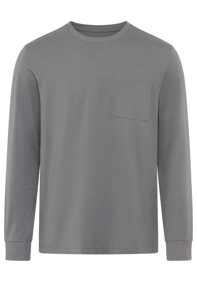 Man's World Langarmshirt »Neue Kollektion!« casual Stil, Langarmshirt, schmale Passform, unifarben