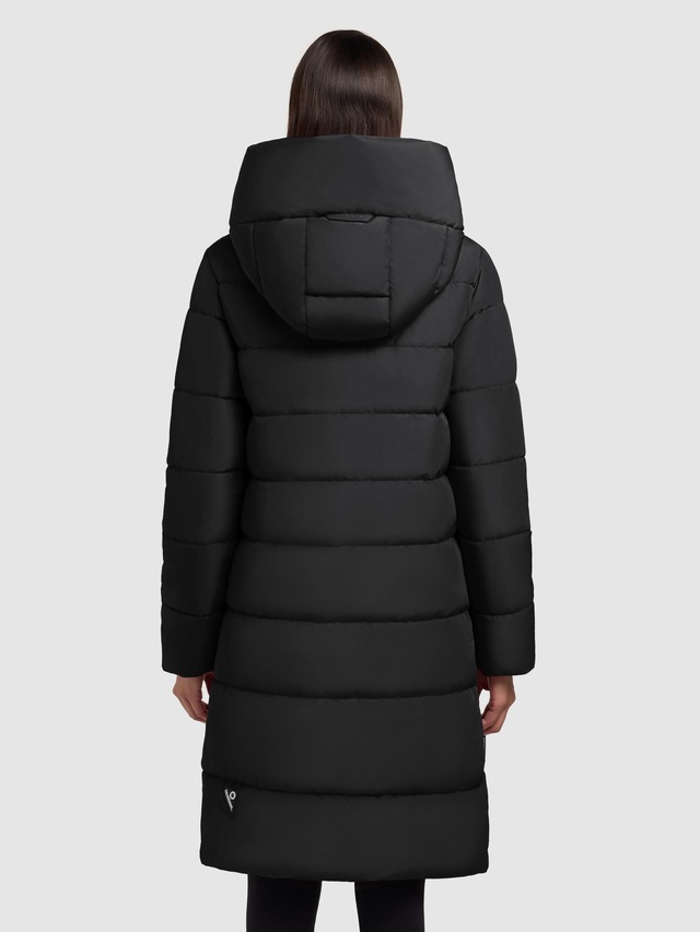 khujo Steppmantel »Jilias5-YM« warmer Damen Wintermantel mit Kapuze und großen Taschen